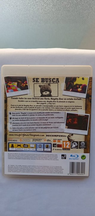 Naughty Bear PS3 PAL España – Completo