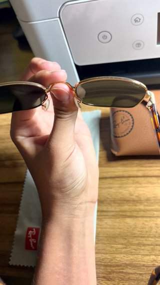 Gafas de sol Ray-Ban Doradas Carey Originales