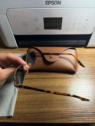 Gafas de sol Ray-Ban Doradas Carey Originales