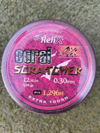 Hilo de pesca Relix Coral Scratcher, Nylon,