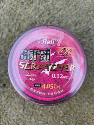 Hilo de pesca Relix Coral Scratcher, Nylon,