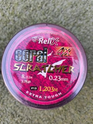 Hilo de pesca Relix Coral Scratcher, Nylon,