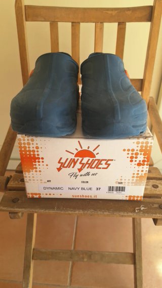 Zoccoli sanitari blu Sunshoes