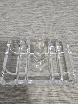 Joyero de cristal tallado