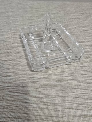Joyero de cristal tallado