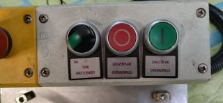 Pulsador de emergencia y control industrial