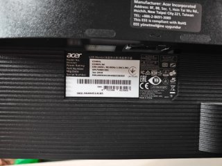 Monitor Acer 24 Negro