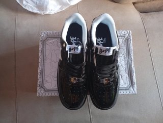 Zapatillas Bape Negras y Blancas