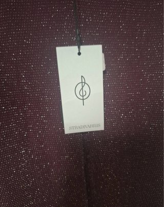 Vestido Stradivarius Morado Brillante Talla M