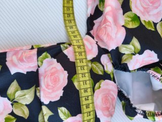 Vestido corto estampado flores