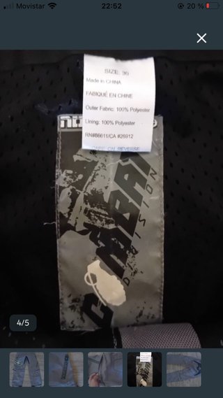 Pantalón moto quad nofear gris