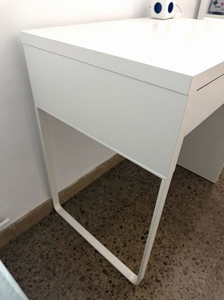 Escritorio Blanco Ikea con Cajón