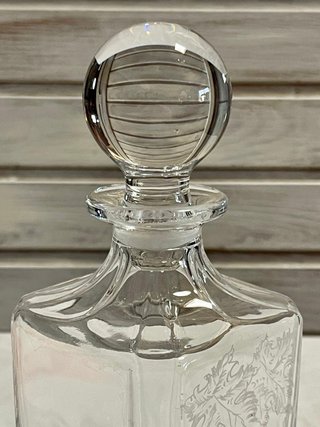 BOTELLA DE CRISTAL DE LICOR