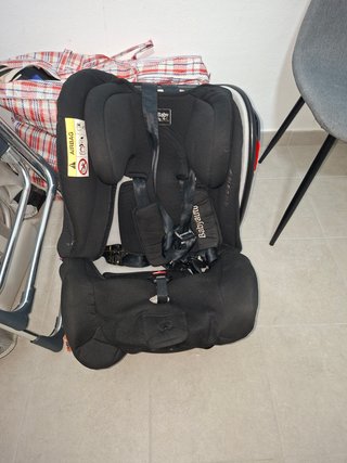 Silla de coche negra