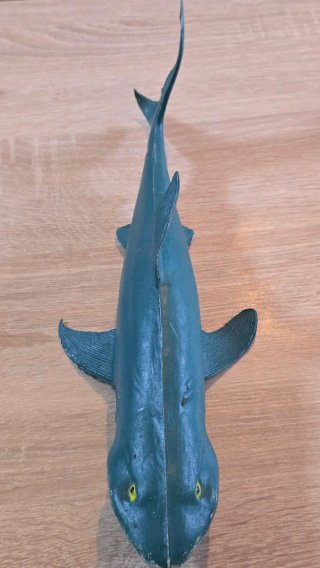 Tiburón de goma vintage años 70 – Gran tamaño