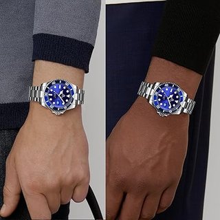 Reloj LENDIN Acero Inoxidable Azul Hombre