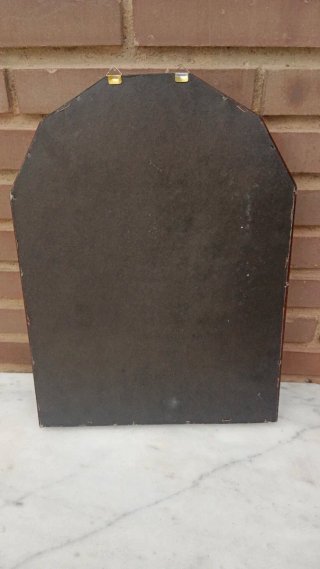 Antigua vitrina expositora de madera y cristal
