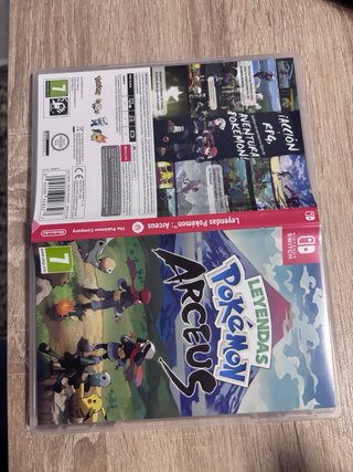 Solo caja Leyendas Pokémon Arceus Nintendo Switch
