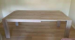 Mesa comedor extensible madera 140x90