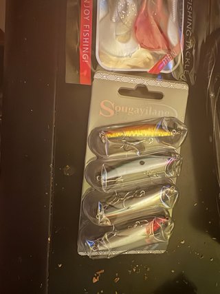 Kit de pesca señuelos y anzuelos y sedales