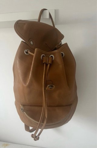 Mochila Nore Piel Francesa Vintage
