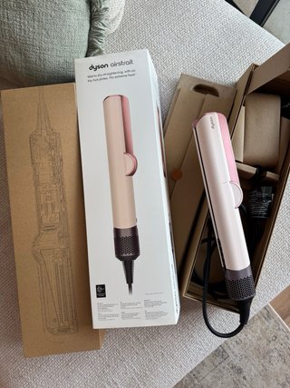 Piastra per capelli Dyson Airstrait Rosa/Oro