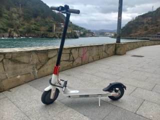 Patinete Eléctrico Blanco y Negro