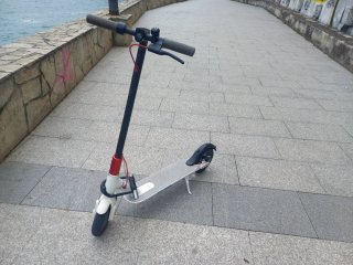 Patinete Eléctrico Blanco y Negro