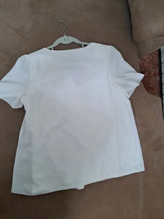 Blusa Pedro del Hierro blanca forrada