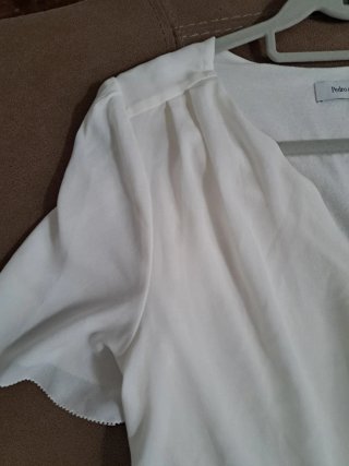 Blusa Pedro del Hierro blanca forrada