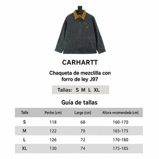 Giubbotto Carhartt Vintage Blu/Beige