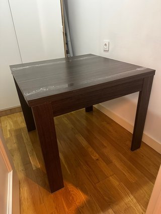 Mesa de comedor extensible 8 puestos en madera