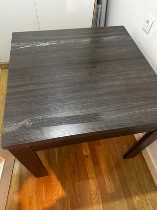 Mesa de comedor extensible 8 puestos en madera