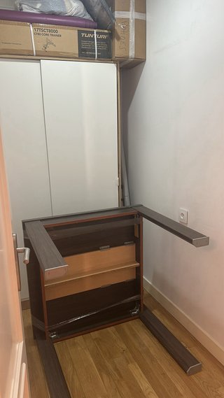 Mesa de comedor extensible 8 puestos en madera