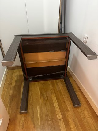Mesa de comedor extensible 8 puestos en madera