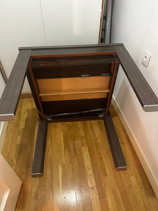 Mesa de comedor extensible 8 puestos en madera
