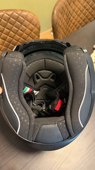 Casco Moto CGM C-MAX Negro y Rosa