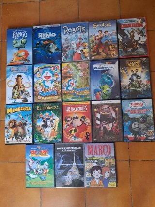 DVDs Películas Animación Infantil