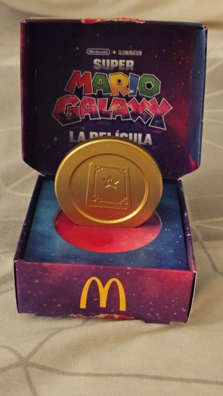 Moneda Super Mario Galaxy McDonald's