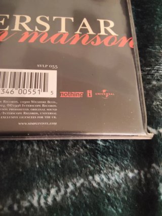 Marilyn Manson Antichrist Superstar Vinilo Edición