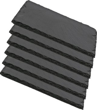 Platos Rectangulares de Pizarra