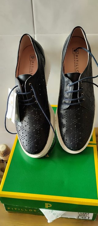 Calzado Pitillos Talla 42 Azul Marino