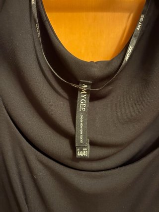 Vestido Negro Amy Gee Talla 40