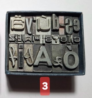 LOTES DE LETRAS Y NÚMEROS DE ANTIGUA IMPRENTA