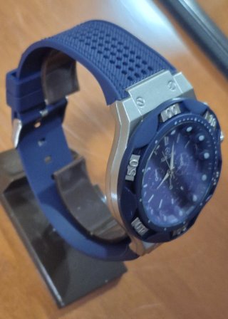 Reloj Deportivo AUPONN Azul y Plateado