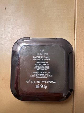 Kiko Matte Fusion Powder 12
