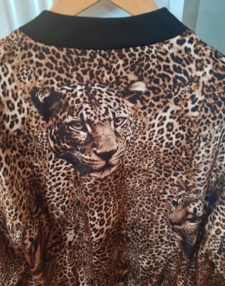 Chaqueta Bomber Leopardo