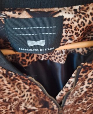 Chaqueta Bomber Leopardo