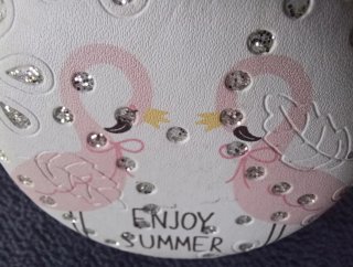 Espejo compacto flamenco/Circonitas Enjoy Summer