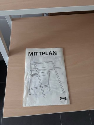 Escritorio IKEA MITTPLAN Madera y Metal